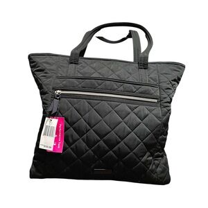 Vera Bradley Performance Twill Large Tote – Black Quilted NWT